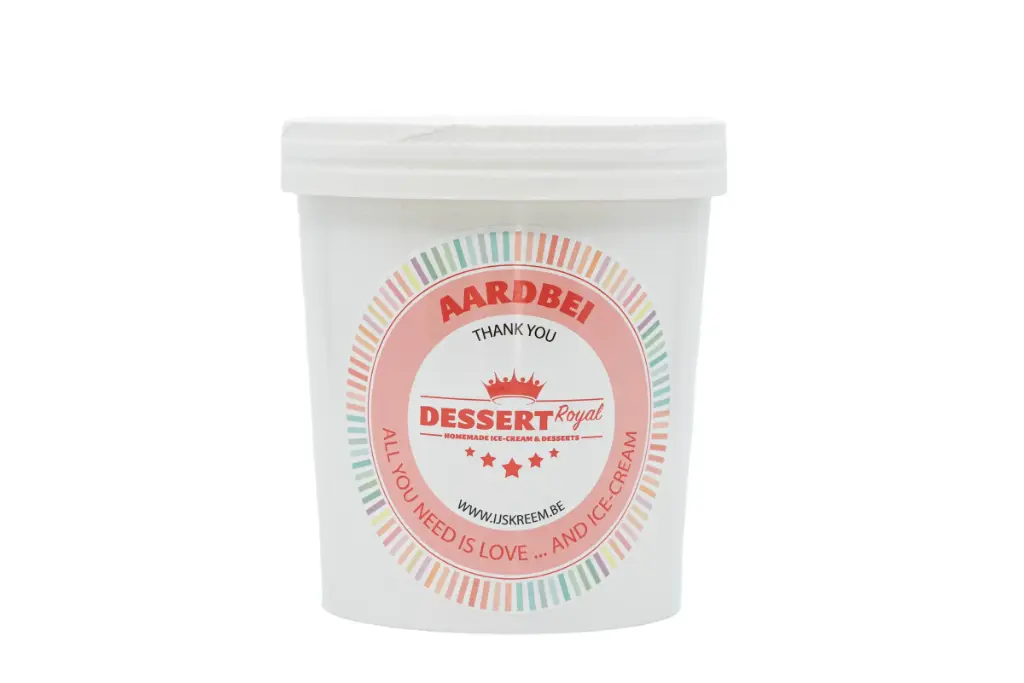 Aardbei roomijs 940ml