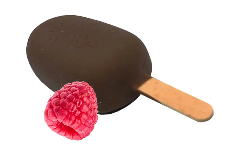 Mini Royal frambozen met pure chocolade