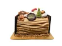 Kerstbuche 'Rudolf' (4-5p) vanille en chocolade roomijs