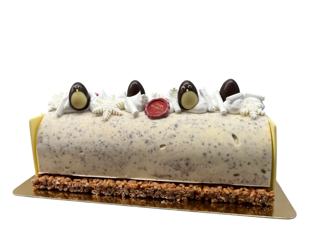 Kerstbuche 'Pingu' (4-5p) stacciatella roomijs